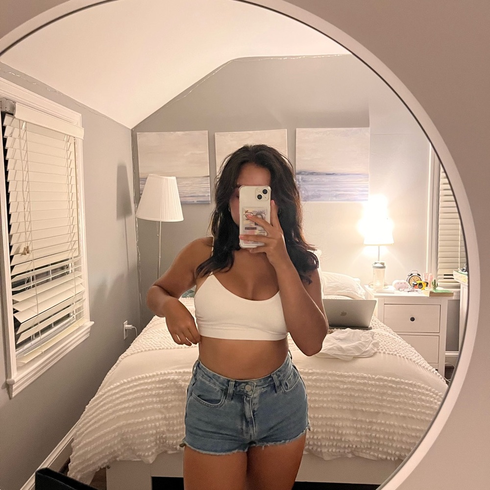 pacsun denim shorts